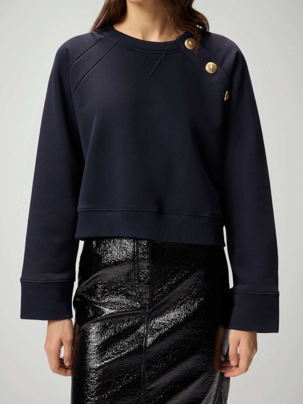 Pinko Margarine Navy Sweatshirt